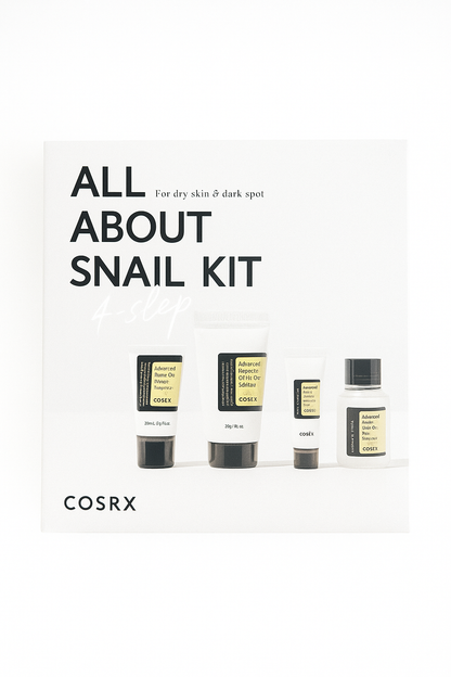All About Snail Kit. for dry skin -dark spot.