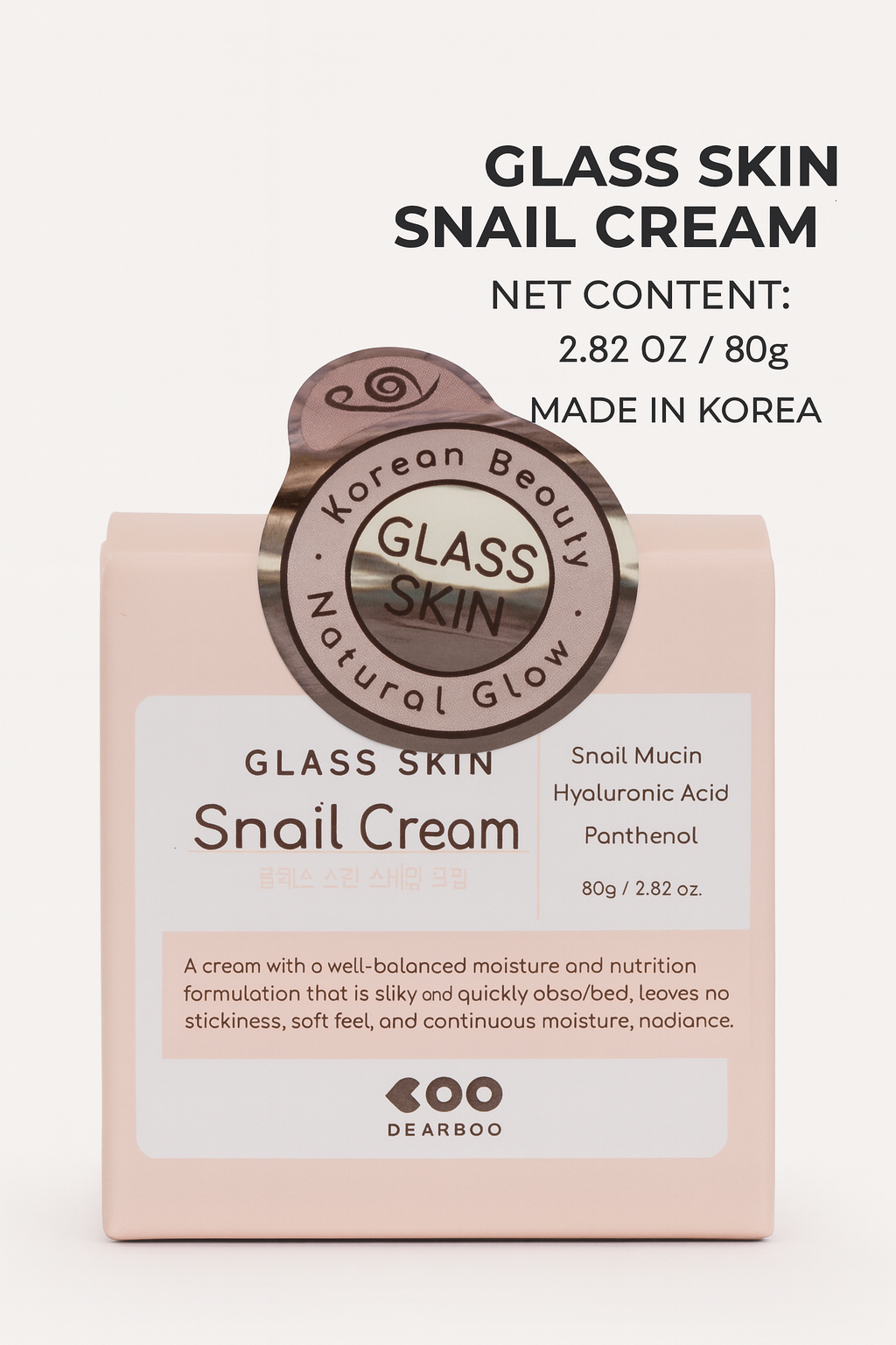 GLASS SKIN, SNAIL CREAM